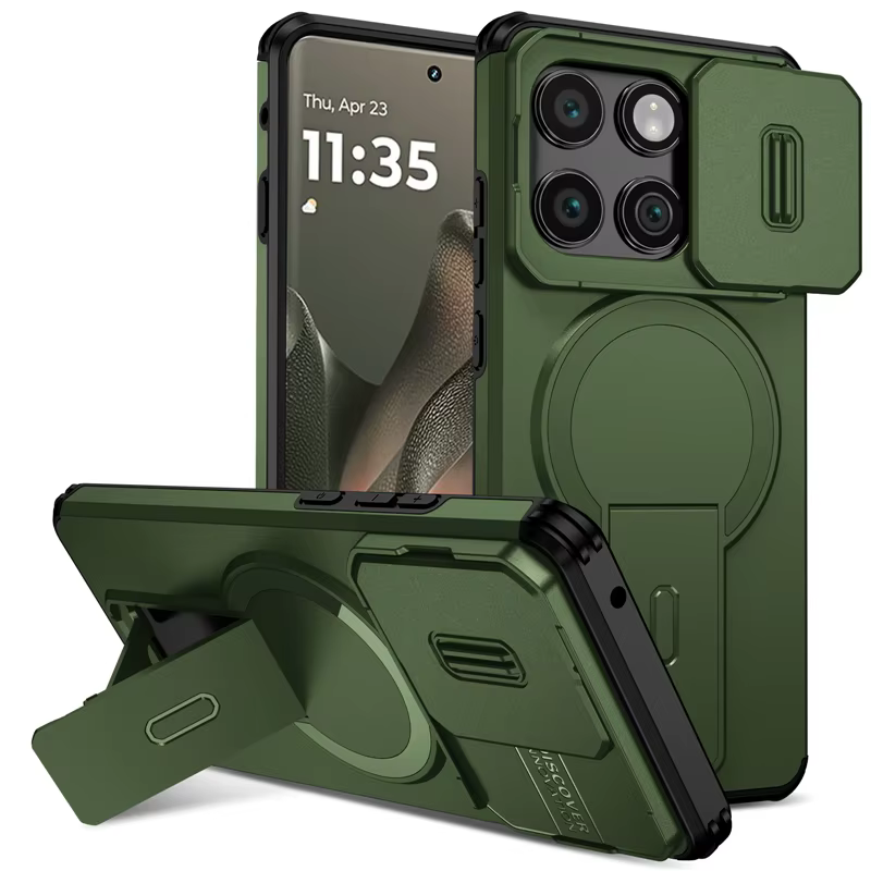 Capa Magnética Antichoque com Câmera Deslizante para Motorola - Imagem 6
