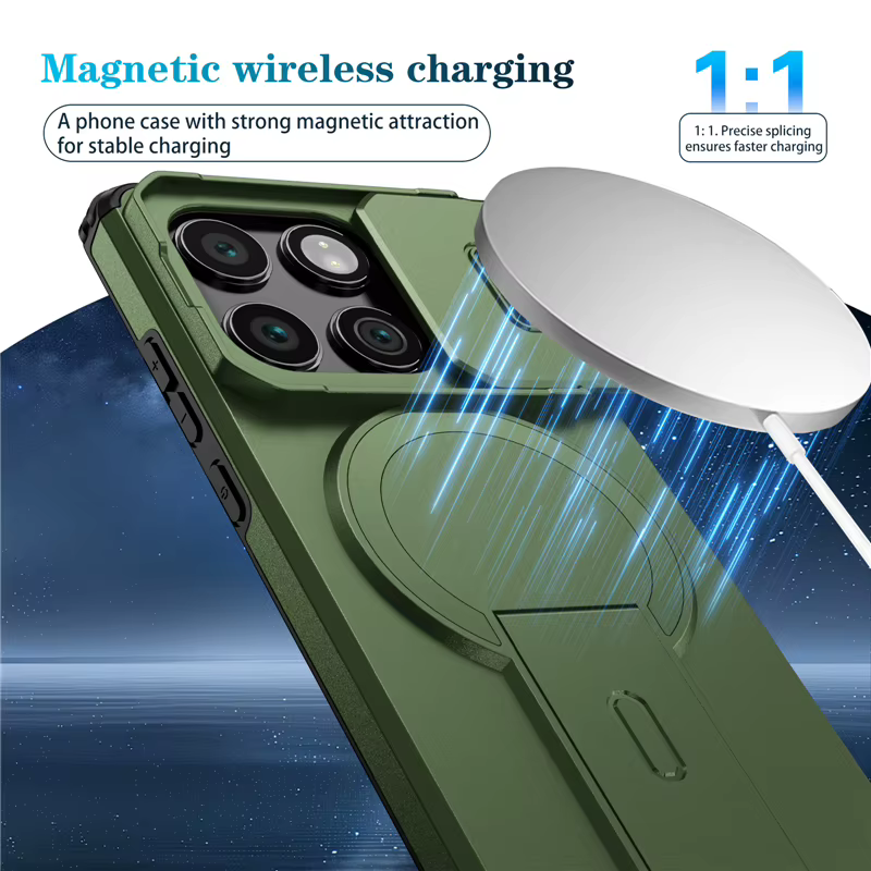 Capa Magnética Antichoque com Câmera Deslizante para Motorola - Imagem 7