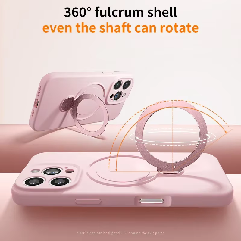 Capa de Silicone Líquido Magnética com Cordão para iPhone - Imagem 2
