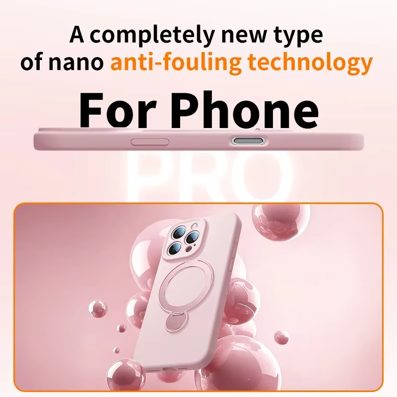 Capa de Silicone Líquido Magnética com Cordão para iPhone - Imagem 7