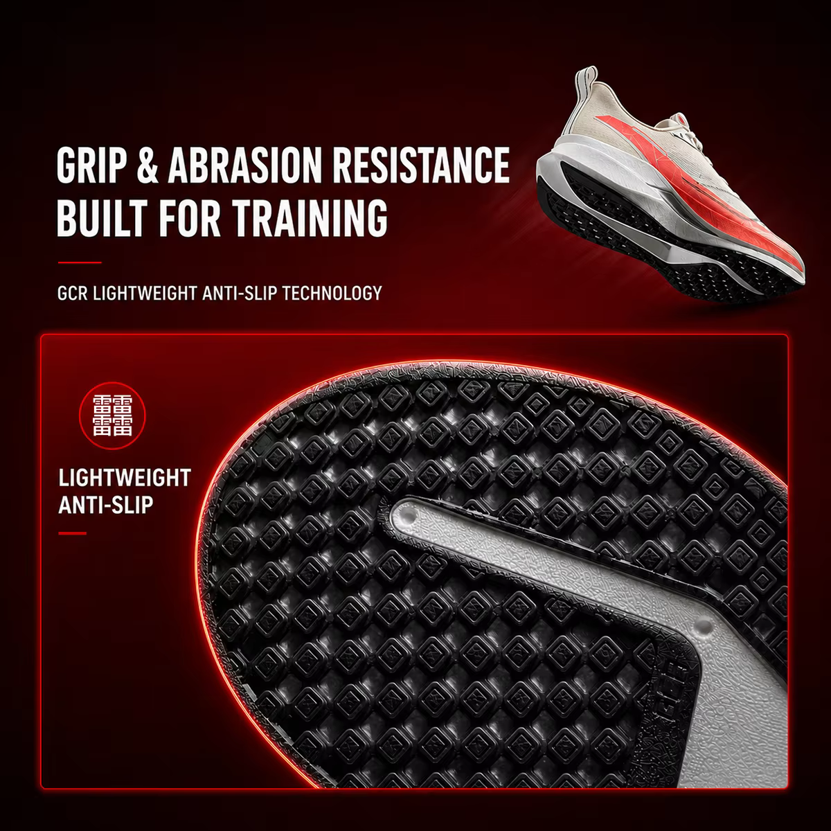 Li-Ning RED HARE 9 PRO — Tênis de Corrida Masculino com Amortecimento BOOM (ARPW001-27H) - Imagem 6