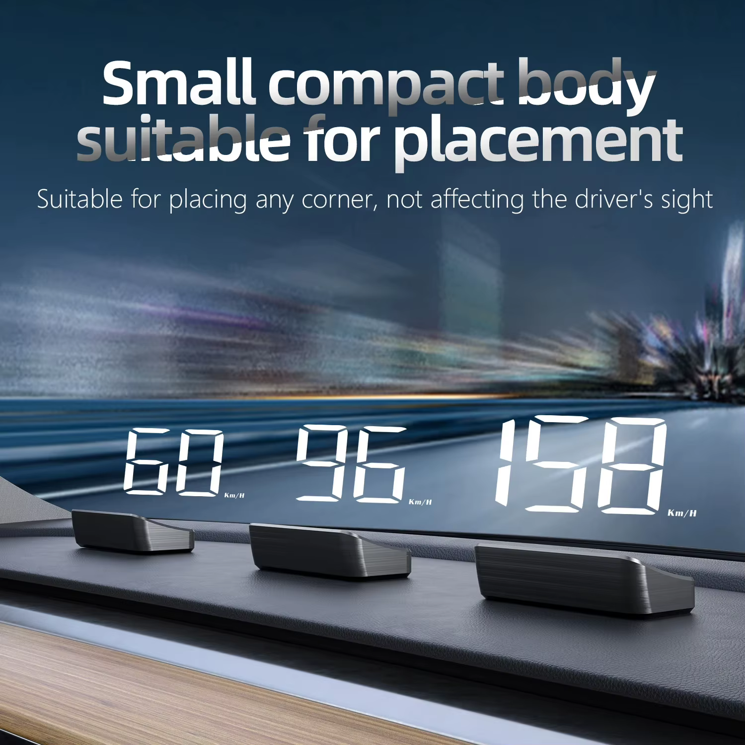 HD Head-Up Display M2 — Velocímetro Digital com GPS para Para-brisa - Imagem 5