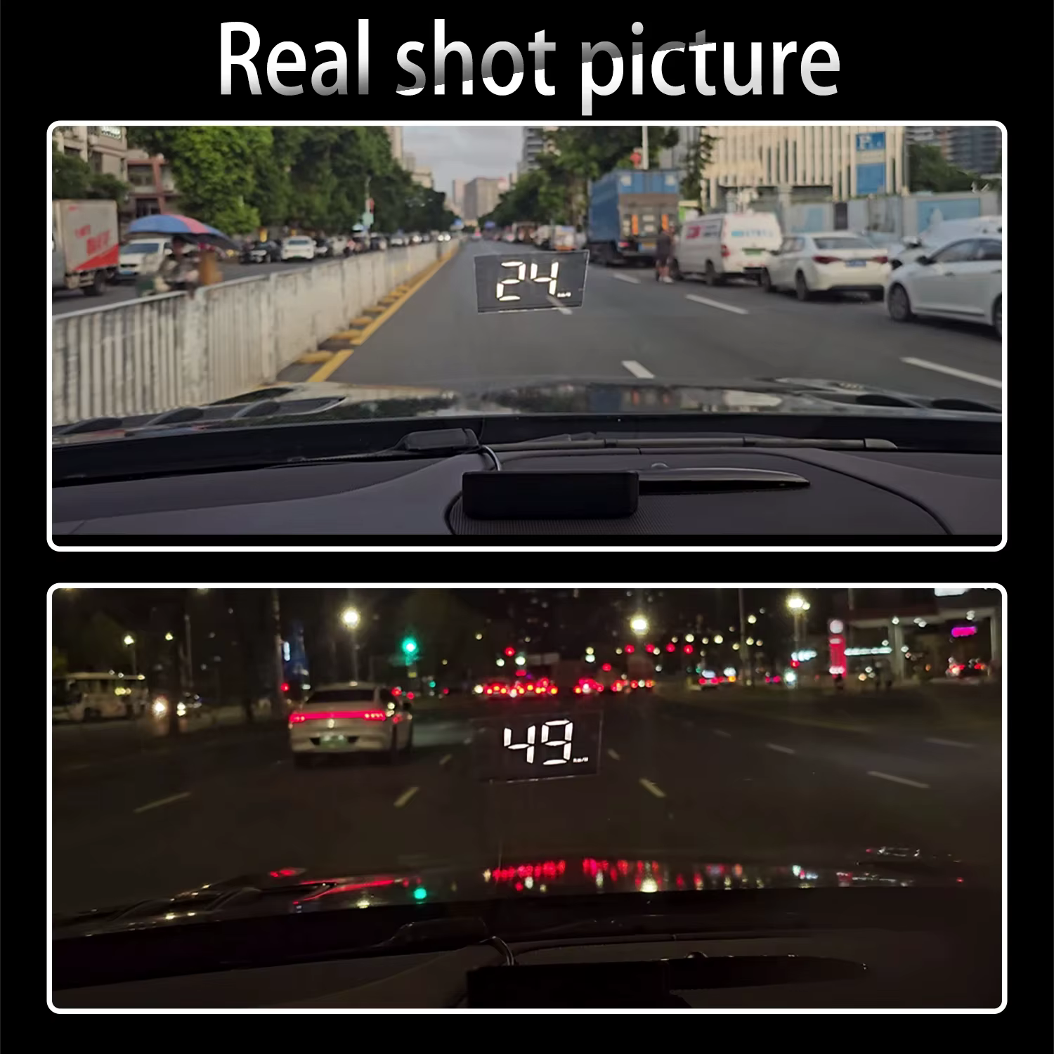 HD Head-Up Display M2 — Velocímetro Digital com GPS para Para-brisa - Imagem 7
